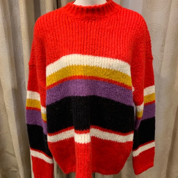 Sanctuary Over The Rainbow mock neck Sweater NWT - Picture 4 of 4